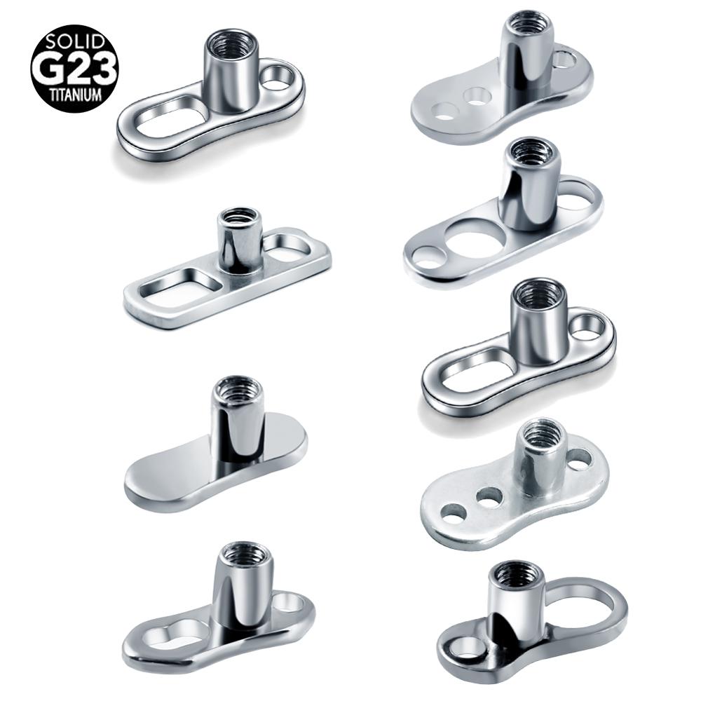 Body Jewelry Dermal - 10 ชิ้น/ล็อต G23 ไทเทเนียม Micro Dermal