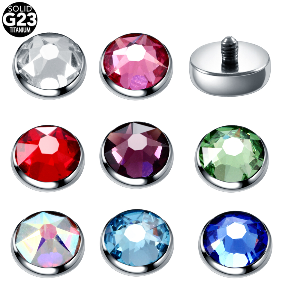 Body Jewelry Dermal - 1PC G23 ไทเทเนียม Dermal Anchor Base