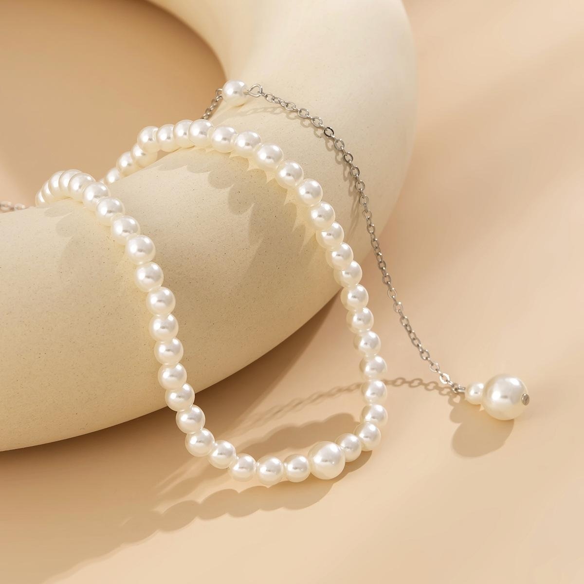 สร้อยคอยาวประดับมุกเทียมสุดหรู - Body Jewelry For Backless Dress บทวิจารณ์และราคา