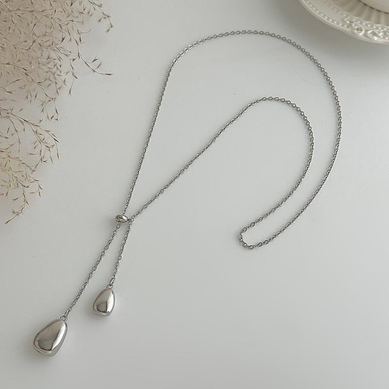 ☛ สร้อยคอโซ่แบบมินิมอลรูปวงรี  - Body Jewelry For Backless Dress บทวิจารณ์และราคา
