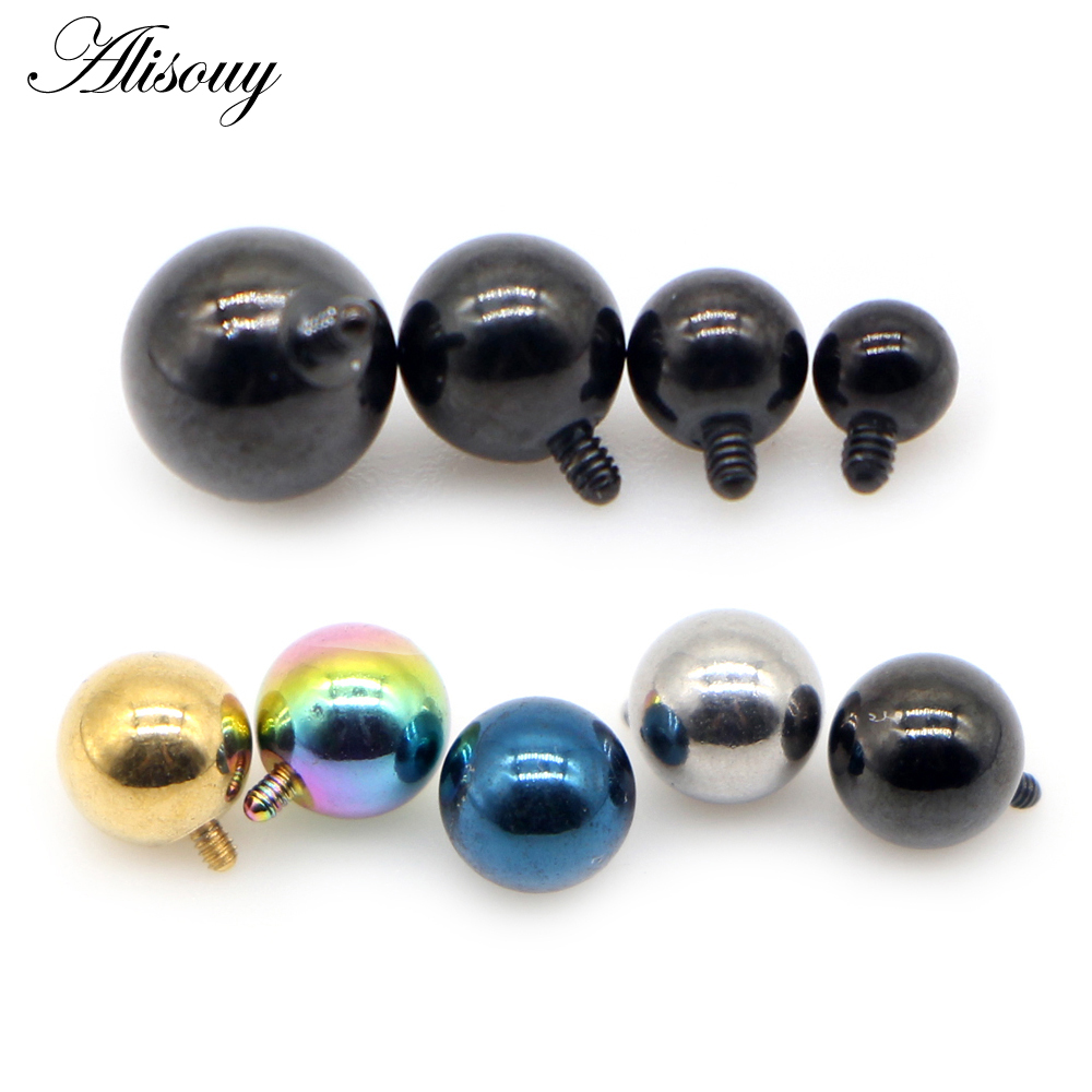 Alisouy 2PCS 3/4/5/6mm 16G สแต - Body Jewelry Dermal บทวิจารณ์และราคา