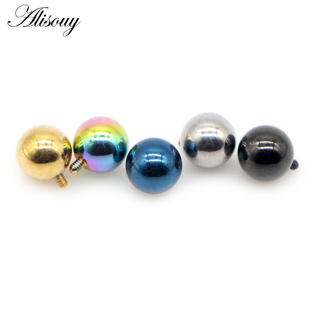 Alisouy 2PCS 3/4/5/6mm 16G สแต - Body Jewelry Dermal บทวิจารณ์และราคา