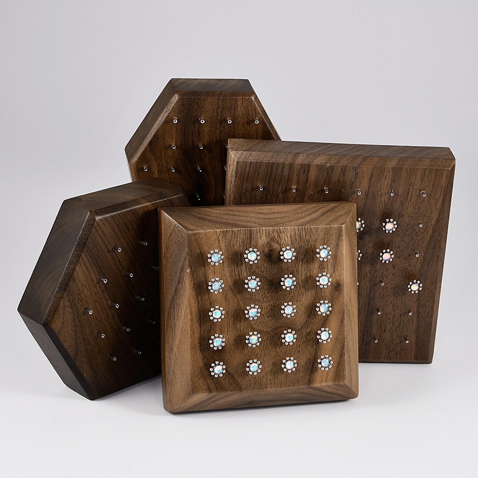 เครื่องประดับเจาะขาตั้งไม้หูSt - Body Jewelry Display Case บทวิจารณ์และราคา