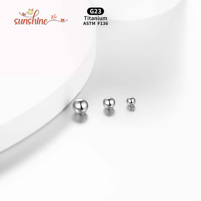 1PCS เกลียวภายใน Ball ไทเทเนีย - Body Jewelry Dermal บทวิจารณ์และราคา