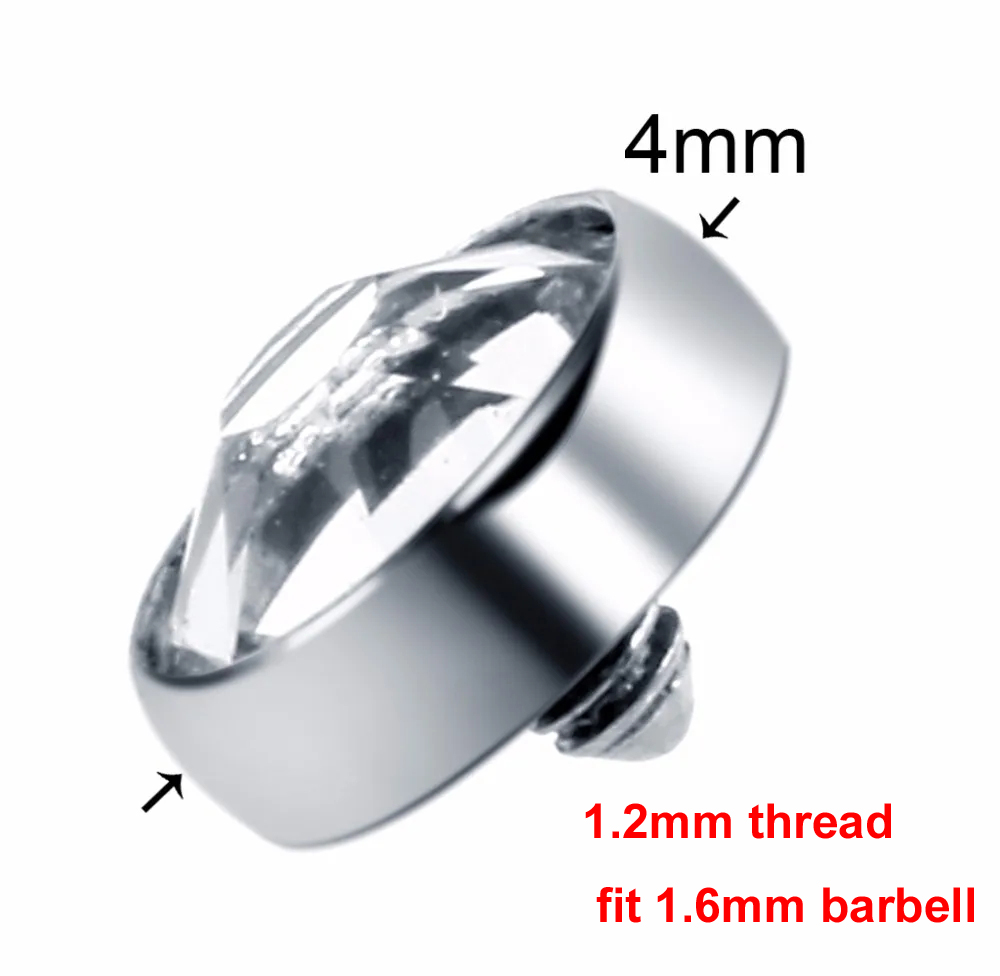 1PC G23 ไทเทเนียม Dermal Ancho - Body Jewelry Dermal บทวิจารณ์และราคา