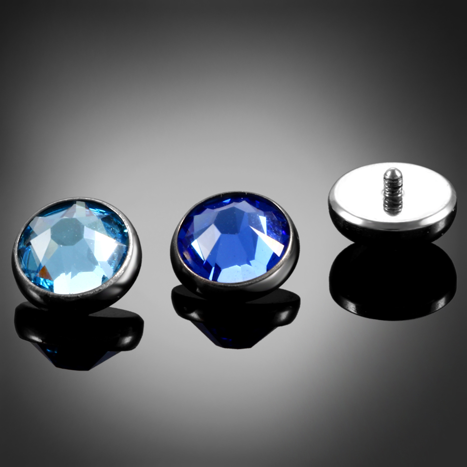 1PC G23 ไทเทเนียม Dermal Ancho - Body Jewelry Dermal บทวิจารณ์และราคา