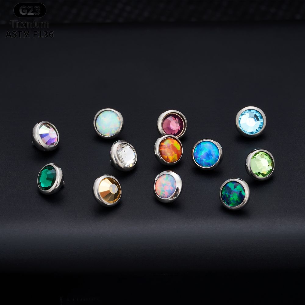 จิวเจาะผิวหนังไทเทเนียม ASTM F - Body Jewelry Dermal บทวิจารณ์และราคา