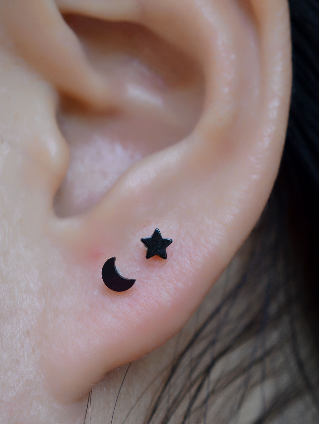 16G เจาะไทเทเนียมเหล็กด้ายภายใ - Body Jewelry Flat Back บทวิจารณ์และราคา