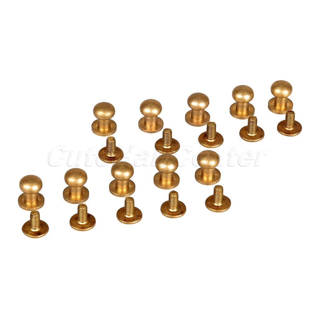 10ชิ้น/เซ็ตทองเหลือง Rivet รอบ - Body Jewelry Chicago บทวิจารณ์และราคา