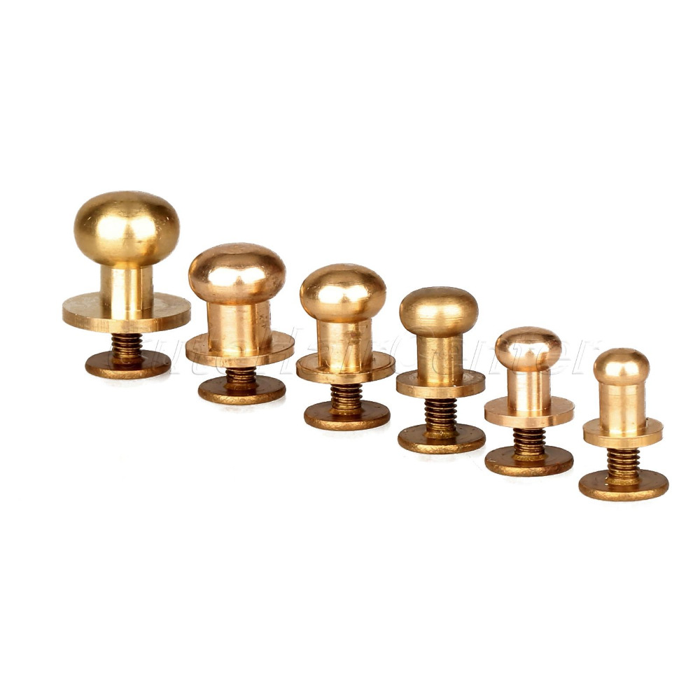 10ชิ้น/เซ็ตทองเหลือง Rivet รอบ - Body Jewelry Chicago บทวิจารณ์และราคา