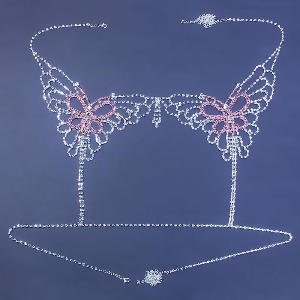 ผีเสื้อ Rhinestone Chain ชุดเค - Body Jewelry Changing Kit บทวิจารณ์และราคา