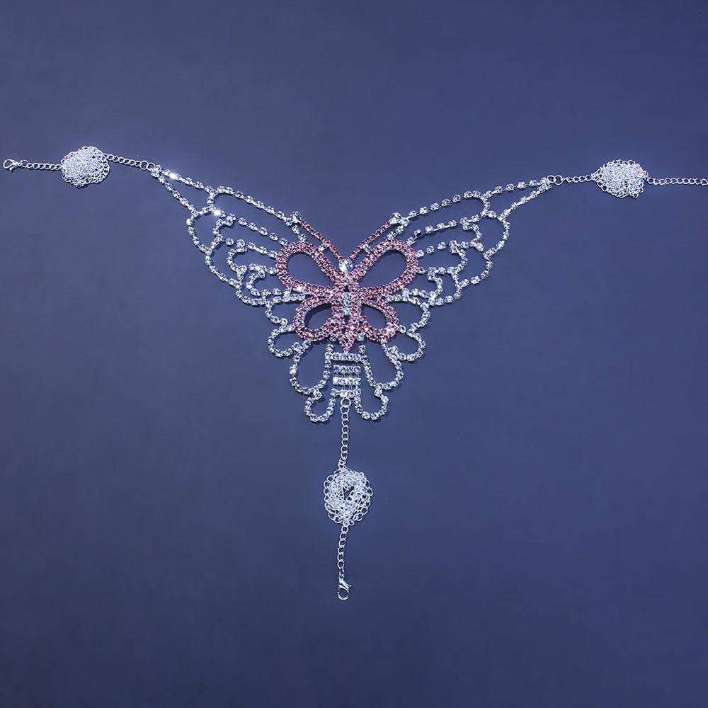 ผีเสื้อ Rhinestone Chain ชุดเค - Body Jewelry Changing Kit บทวิจารณ์และราคา