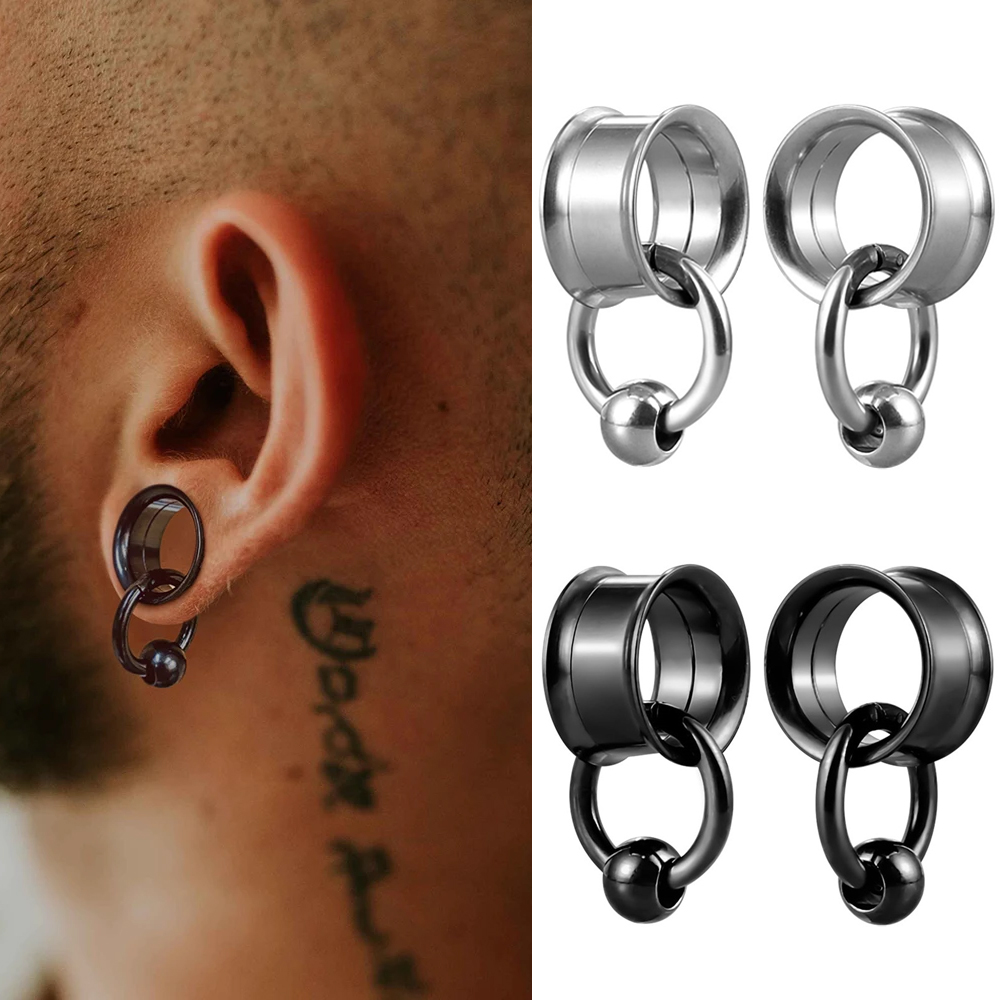 ชุดต่างหูสแตนเลสทรงกลม 2 ชิ้น/ - Body Jewelry Changing Kit บทวิจารณ์และราคา