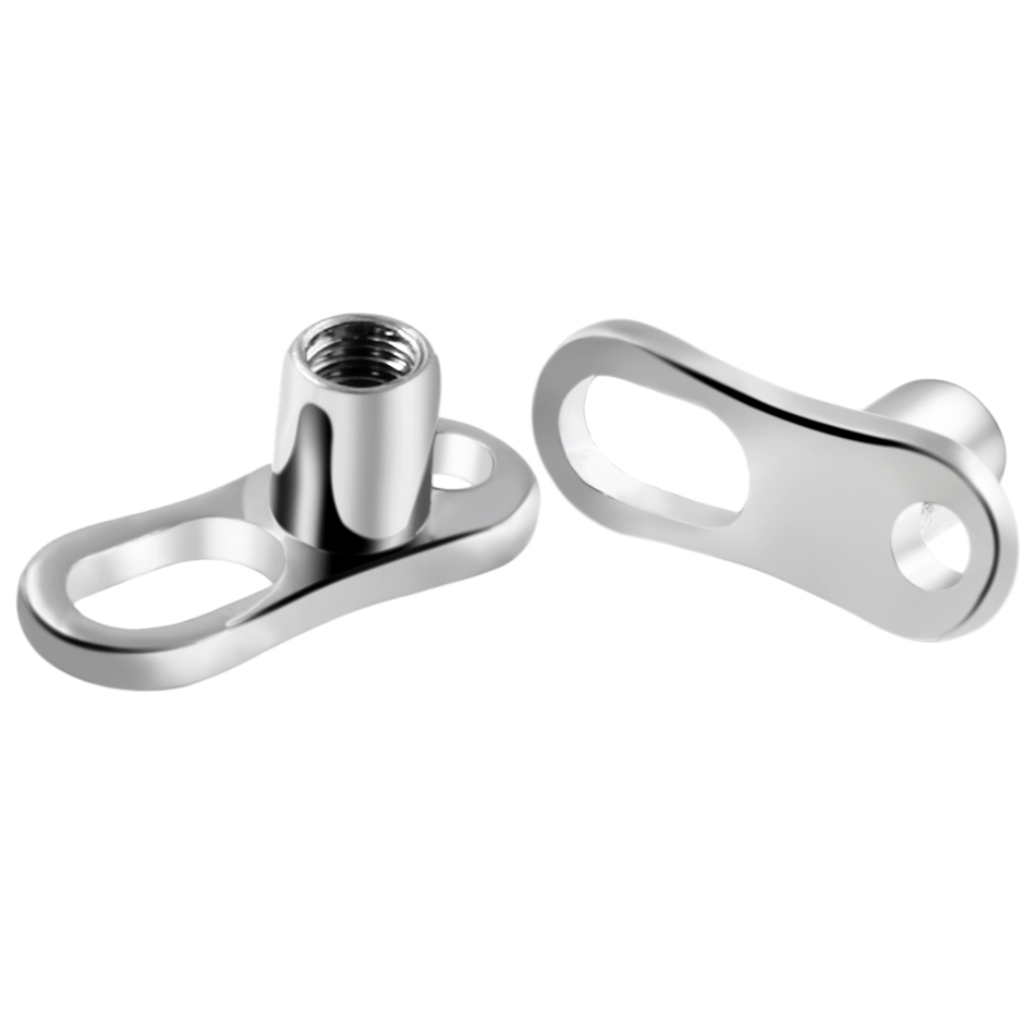 1PC G23ไทเทเนียมเจาะ Micro Der - Body Jewelry Dermal บทวิจารณ์และราคา