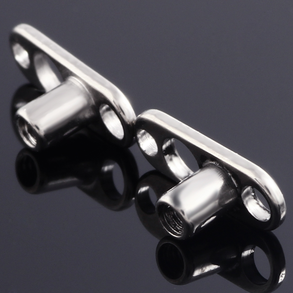 1PC G23ไทเทเนียมเจาะ Micro Der - Body Jewelry Dermal บทวิจารณ์และราคา