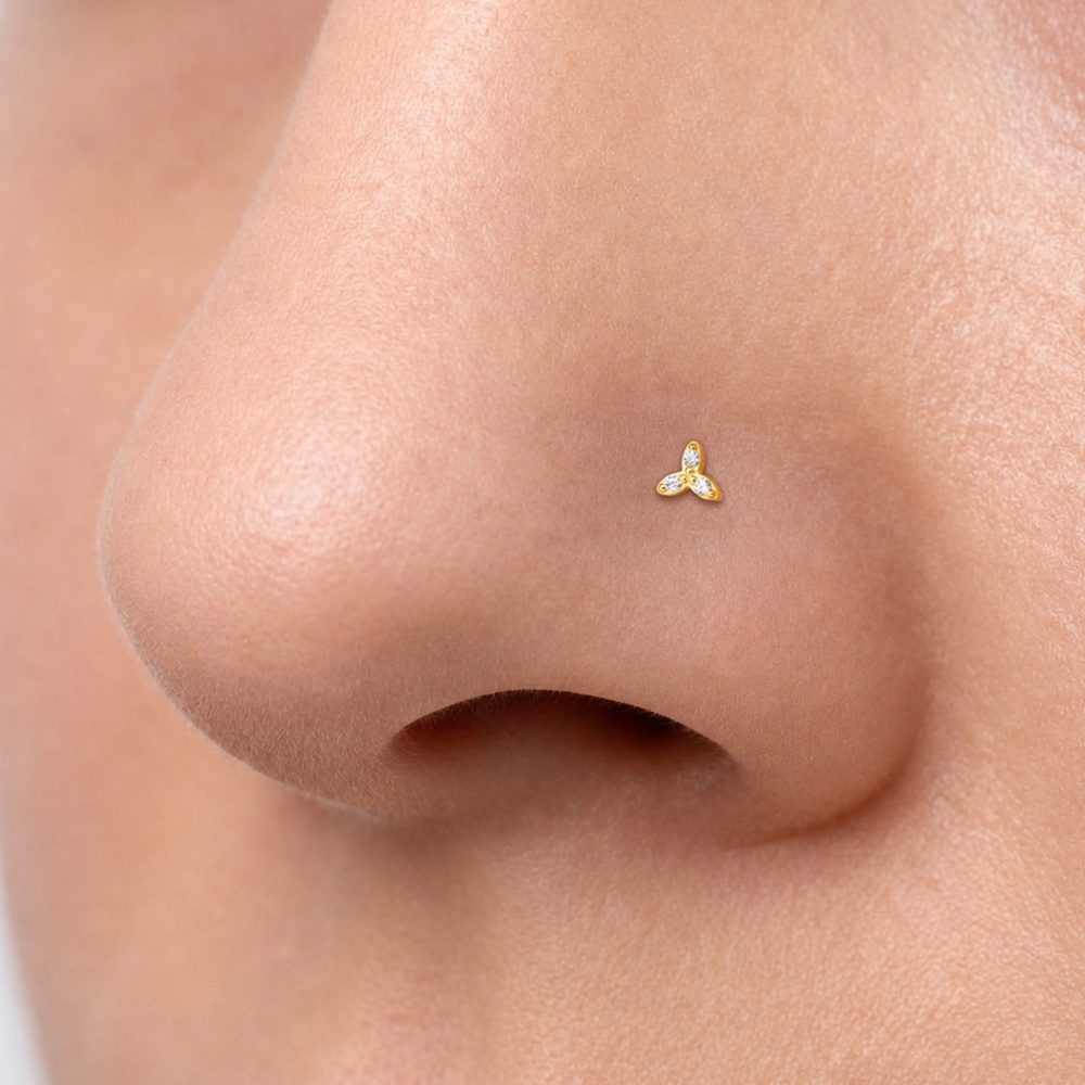 ต่างหูเงินแท้ 925 ROXI 1 ชิ้น  - Body Jewelry Flat Back บทวิจารณ์และราคา