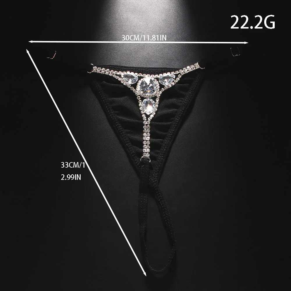 บิกินีสายหนังประดับพลอยเทียมทร - Body Jewelry Women บทวิจารณ์และราคา