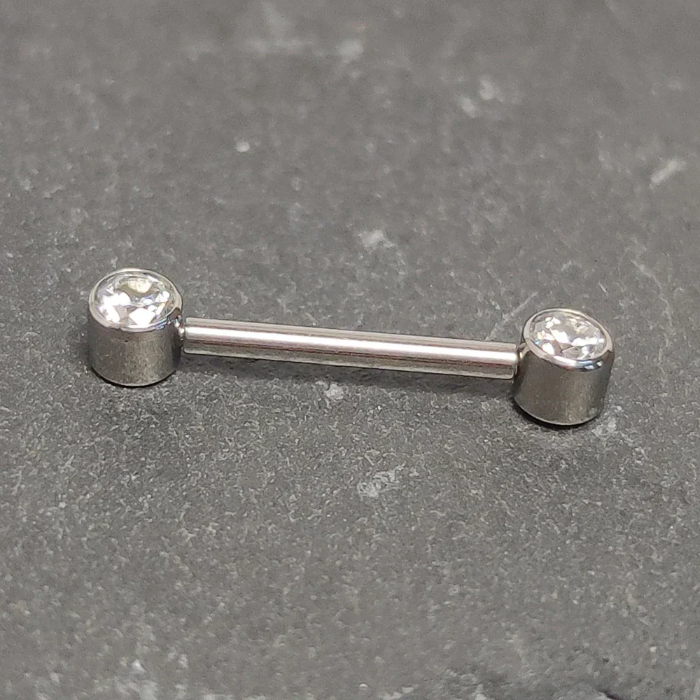 F136 ไทเทเนียม 14G Zircon หัวน - Body Jewelry Changing Kit บทวิจารณ์และราคา