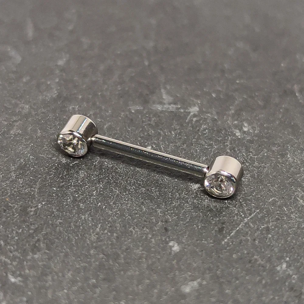 F136 ไทเทเนียม 14G Zircon หัวน - Body Jewelry Changing Kit บทวิจารณ์และราคา