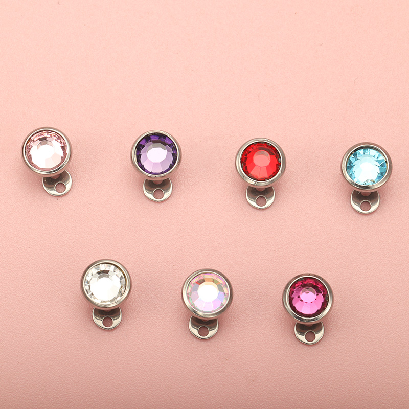 G23 ไทเทเนียมเจาะ Micro Dermal - Body Jewelry Dermal บทวิจารณ์และราคา