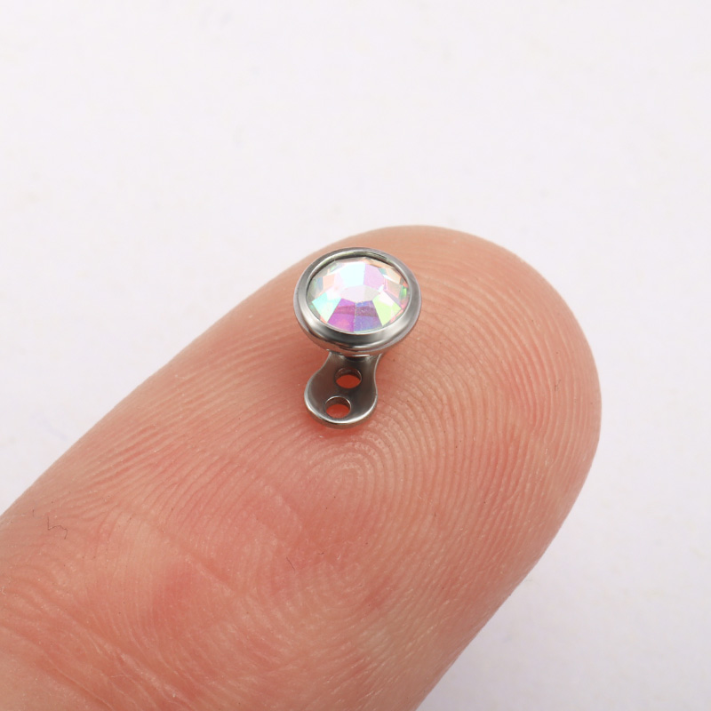 G23 ไทเทเนียมเจาะ Micro Dermal - Body Jewelry Dermal บทวิจารณ์และราคา