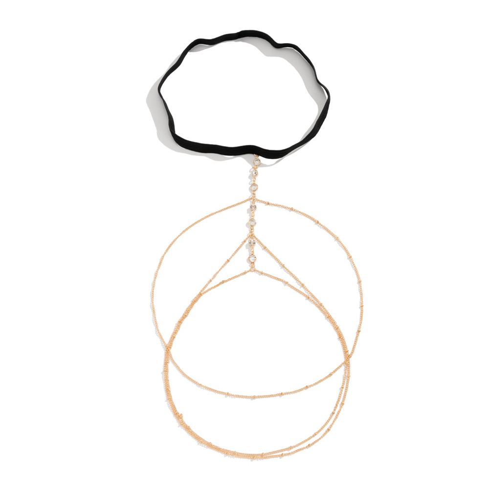 สายรัดขาคริสตัลแบบยืดหยุ่นสไตล - Body Jewelry Women บทวิจารณ์และราคา