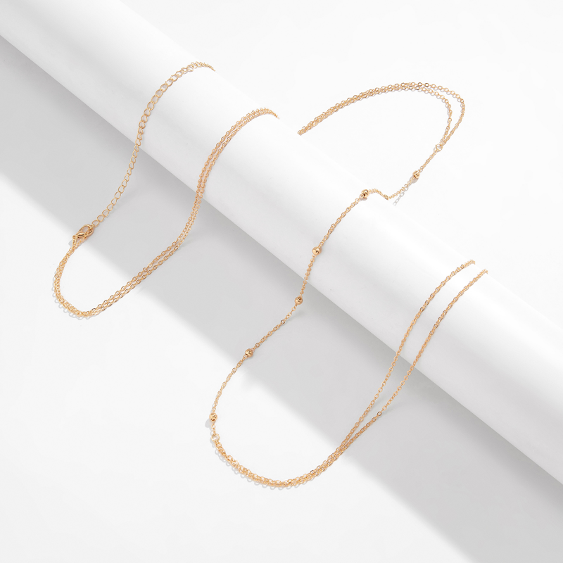 สร้อยคอแบบไขว้หน้าอก สร้อยประด - Body Jewelry Women บทวิจารณ์และราคา