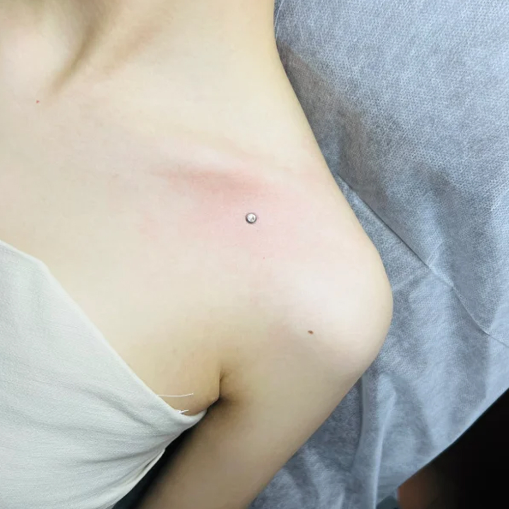 เจาะพื้นผิวเหล็กเจาะผิวหนัง mi - Body Jewelry Dermal บทวิจารณ์และราคา