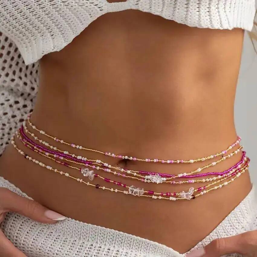 ชุดเครื่องประดับรัดเอวแบบโบโฮ  - Body Jewelry Women บทวิจารณ์และราคา